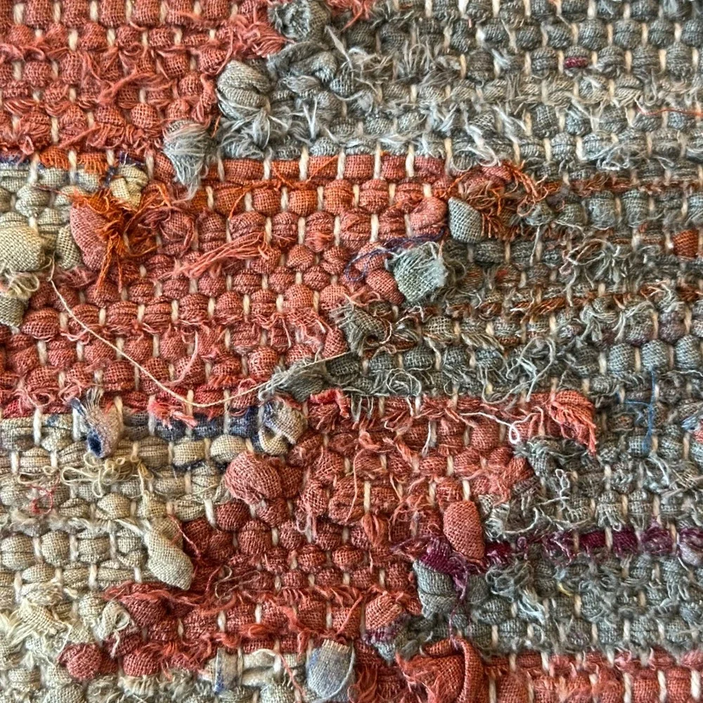 Handmade Cotton Rag Rug Kilim Southwestern Geometric Multicolor Pillow Sham Boho
